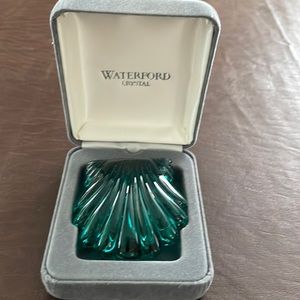 Waterford Crystal Shell Paperweight
